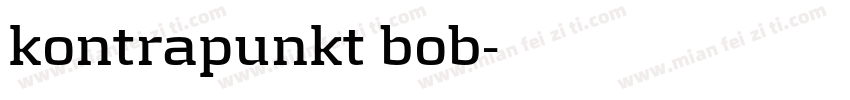 kontrapunkt bob字体转换